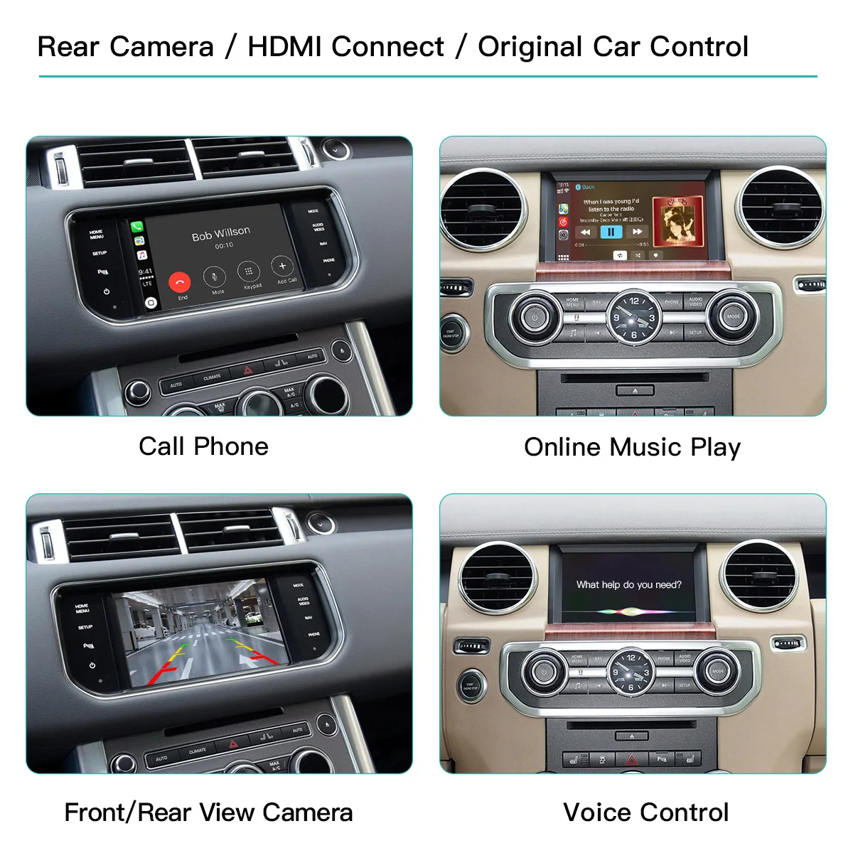 Autoabc Wireless Carplay Android auto For Land Rover Jaguar Discovery Evoque Range Rover Freelander XE XF XJL F-TYPE F-PACE