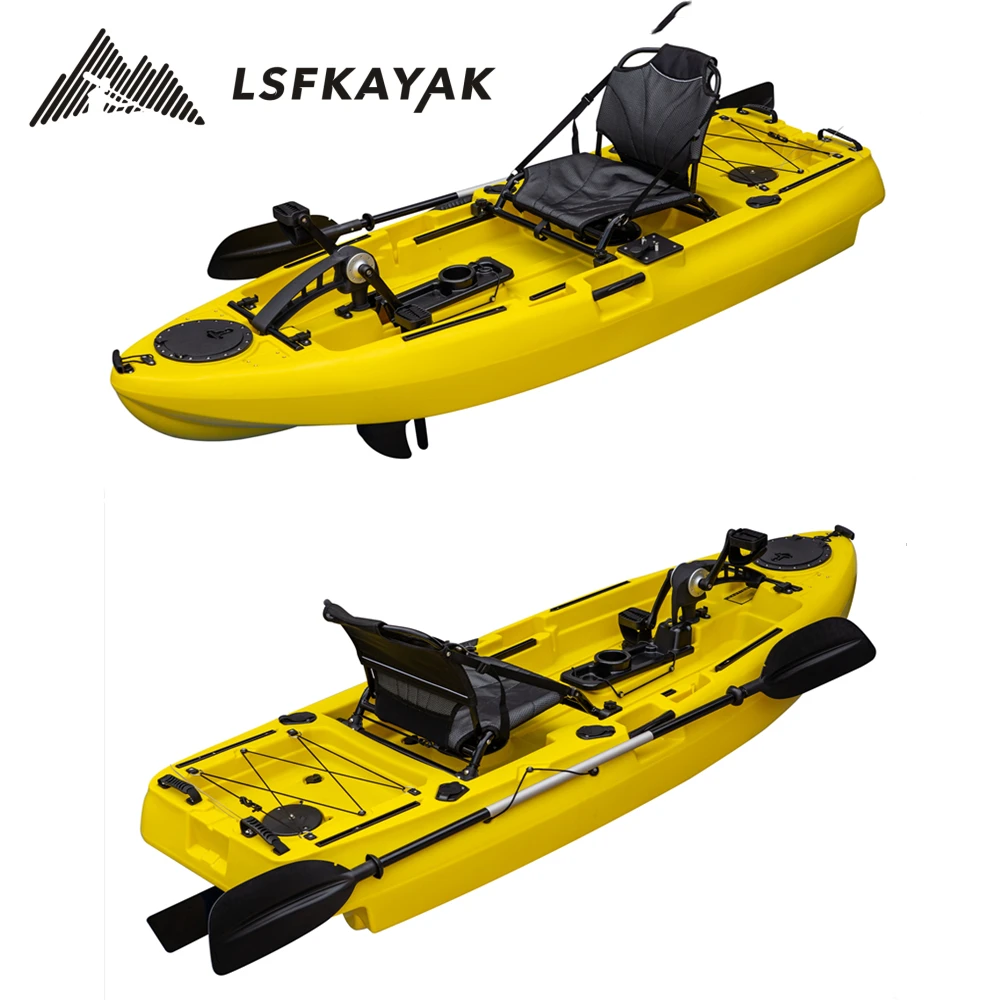 New Propeller Type LSF Freeive 8 HDPE Material Fishing Kayak Canoe Pedal Drive Boat