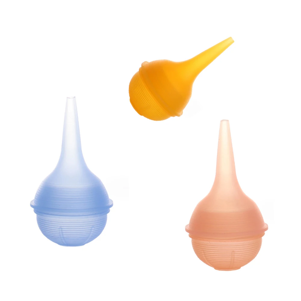 Baby Nose Cleaner Safe Silicone Nasal Suction Tips Soft Portable Baby Nasal Syringe Infant