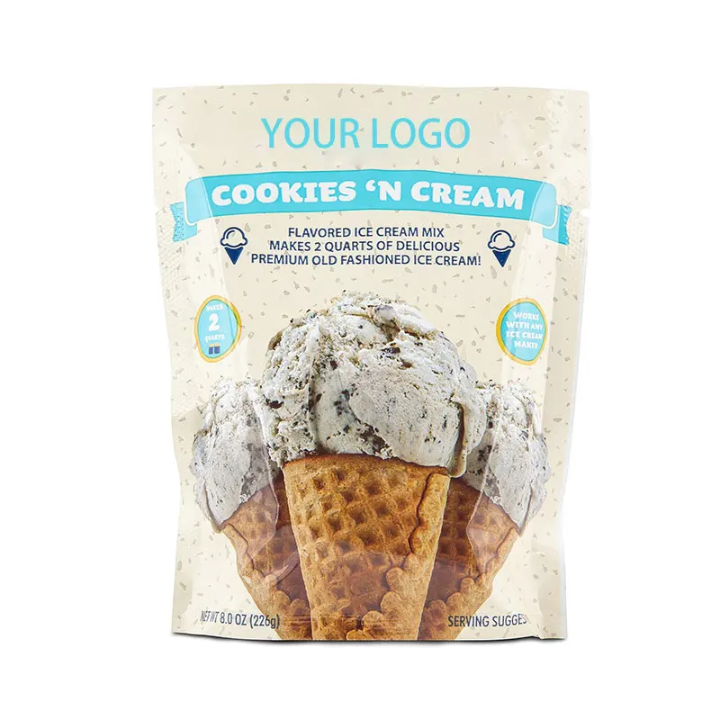 OEM ODM OBM ube Flavors Soft Serve Ice Cream Powder Mix diy instant taro Ice Cream Premix Powder Raw Material for sale