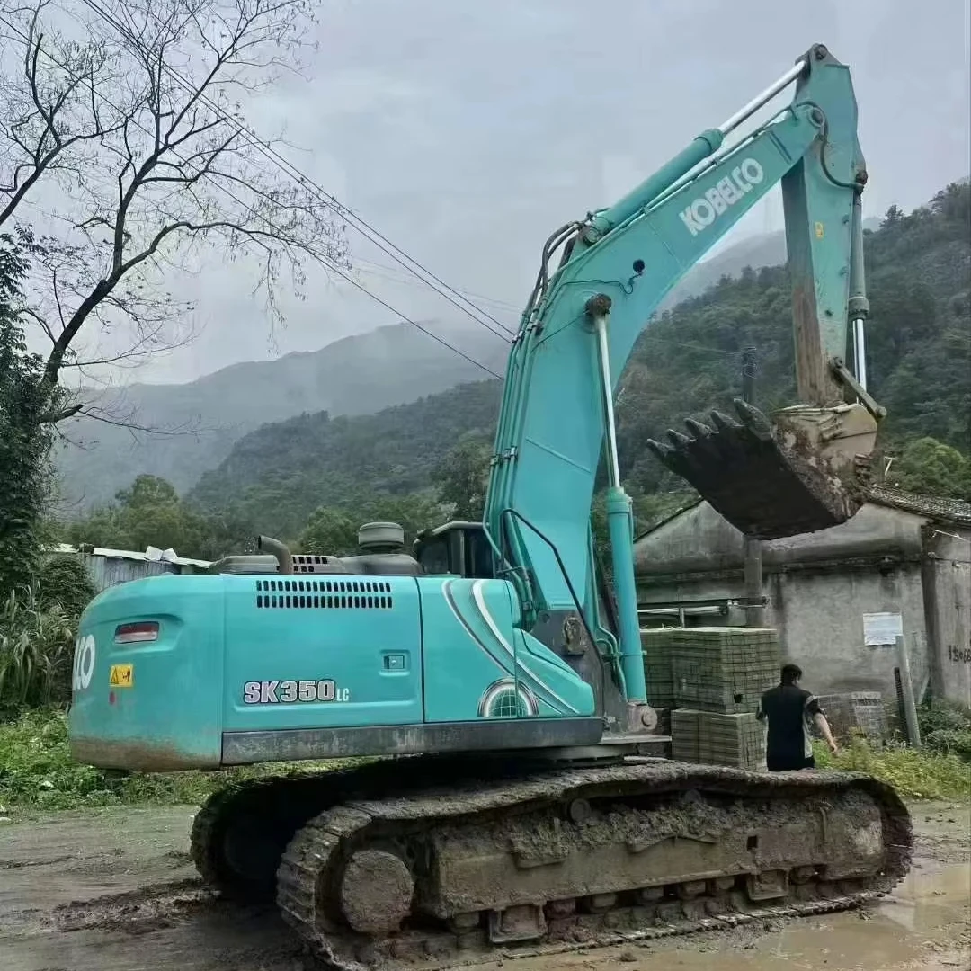 Excavator Kobelco SK350LC Strong Working Ability Capacity Hydraulic Excavator in Good Condition Cheap Price for Sale