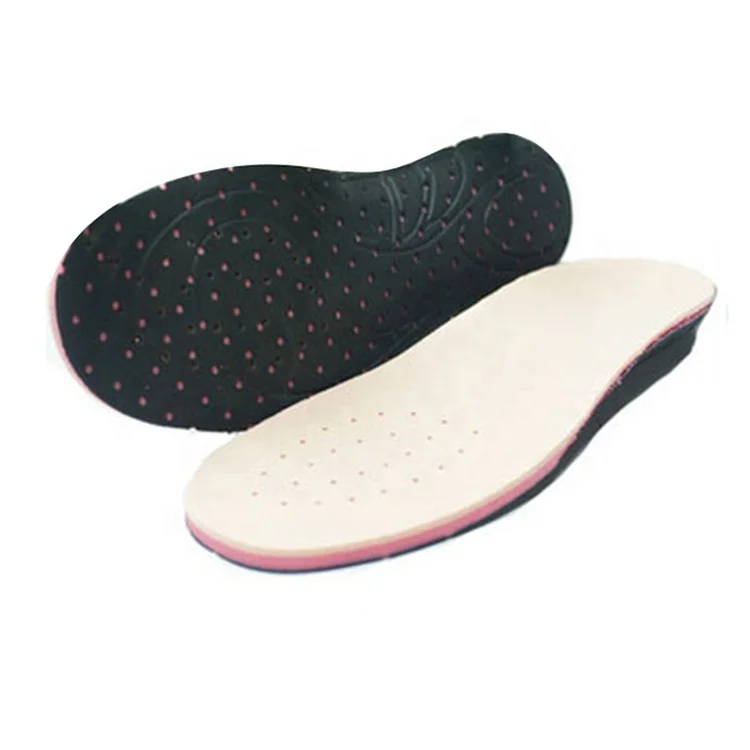 Factory Unique Design anti-bacterial Shock Absorption Breathable Height Increase Eva anti smell Sneakers Shoe Insole for sport