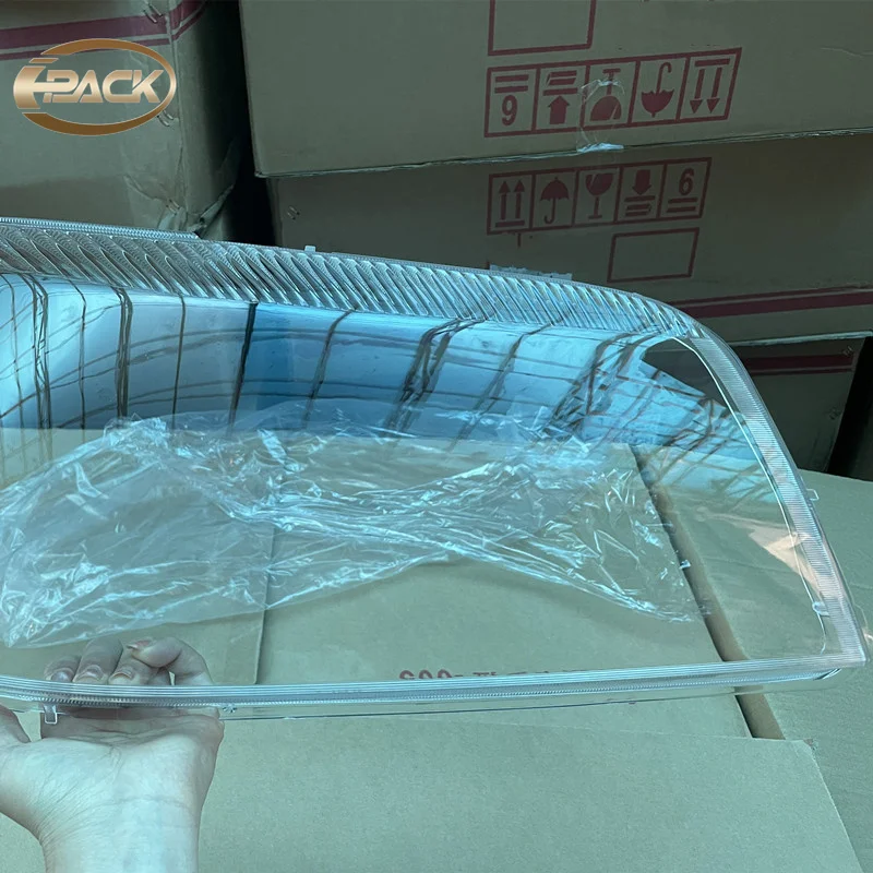 Car Head Lamp Transparent Cover Headlight Glass Lens Cover For 01-03