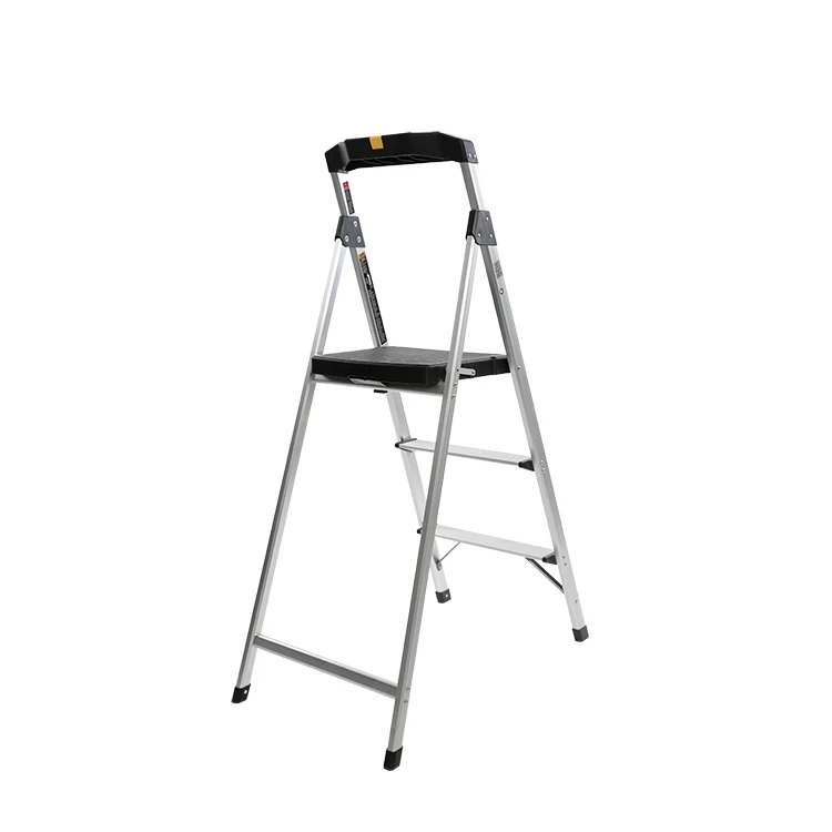 Family Use Purpose Lightweight Safety Aluminum Standing Folding Step Ladder