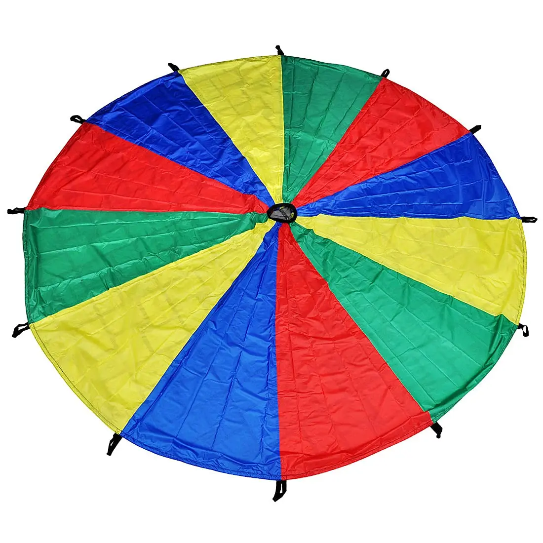 Kids Play Rainbow Parachute Toy Tent Game for Children Gymnastic Cooperative Play and Outdoor Playground Activities