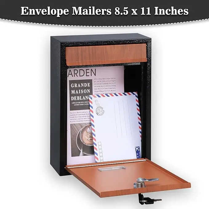 modern mailbox newspapers mini outdoor small wall mounted mail post box mailboxes residential