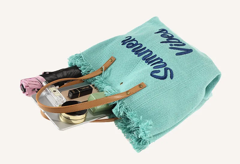 O Custom Shopping Totes Embroidery Canvas Cotton Tote Bag