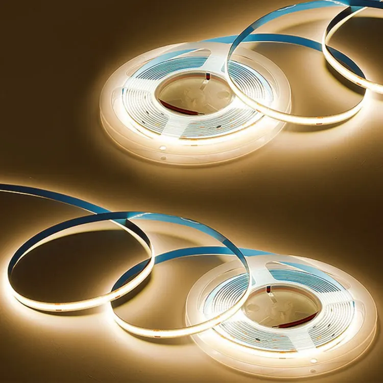 Hot sale COB LED Strip 320LEDs IP20 DC 24V White 3000K Furniture Wardrobe Decor Flexible RGBW LED COB Strip Light
