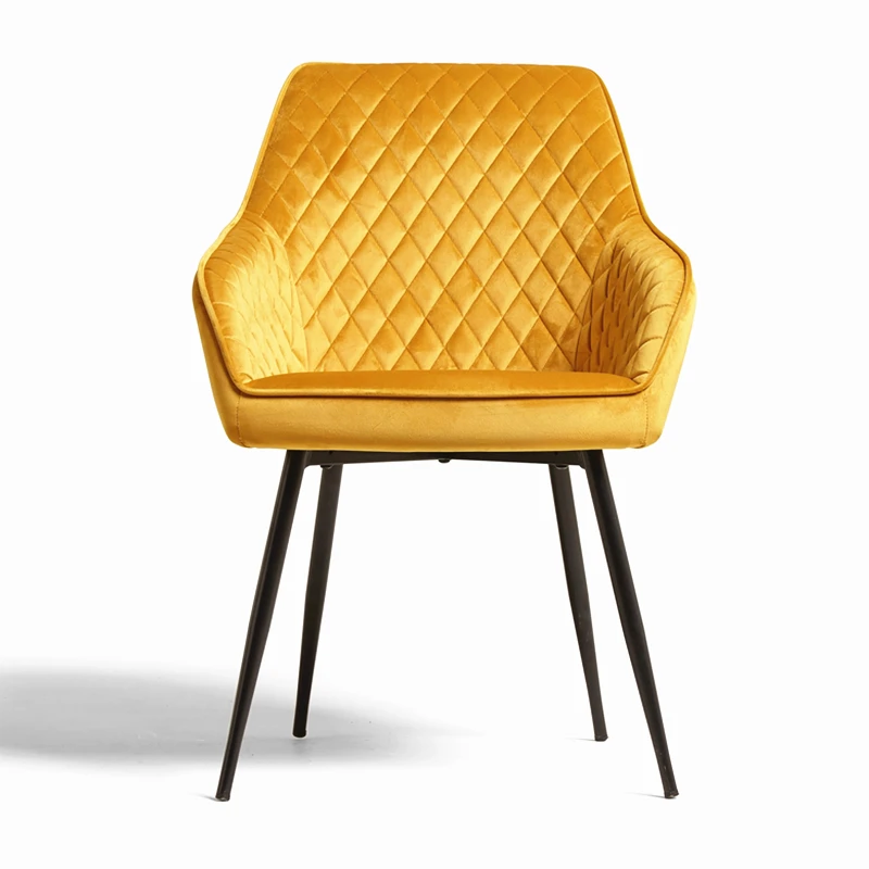 Y1924 LIXIN новый синий бархат tufted кресло хромированная Бронза скандинавский Акцент стул современный крыло