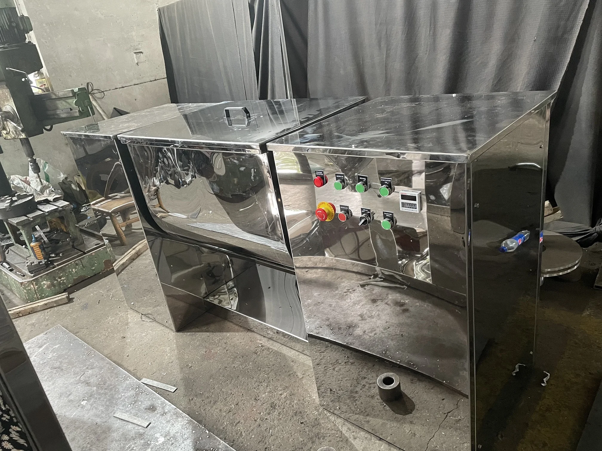 CH-200 Single Paddle Chicken seasoning Powder Mixing Equipment/Trough Shaped Mixer