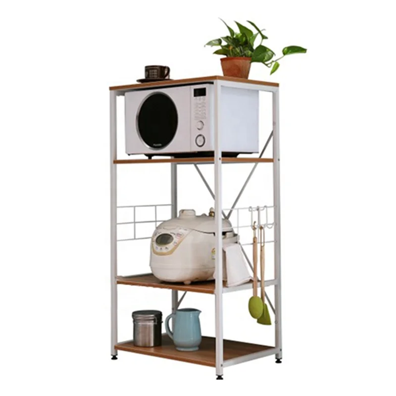 Practical Metal Steel Storage Kitchen Shelf Rack for Home Furniture Use