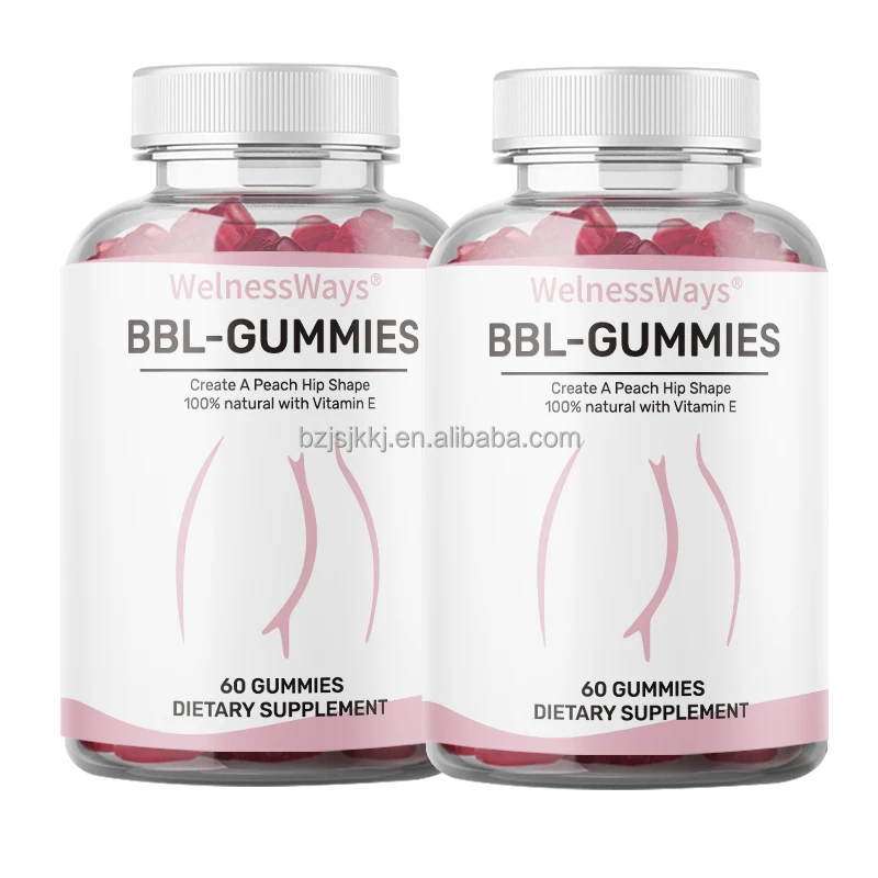 Индивидуальная Марка лучшие жевательные конфеты BBL Gummies веганские ягодицы для ягодиц