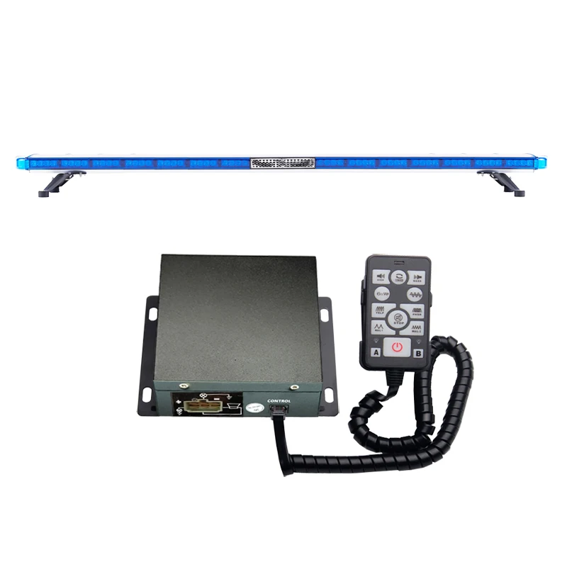 181Cm Led Flashing Light Bar Electronic Security Alarm Siren Speaker Ambulance Warning Light