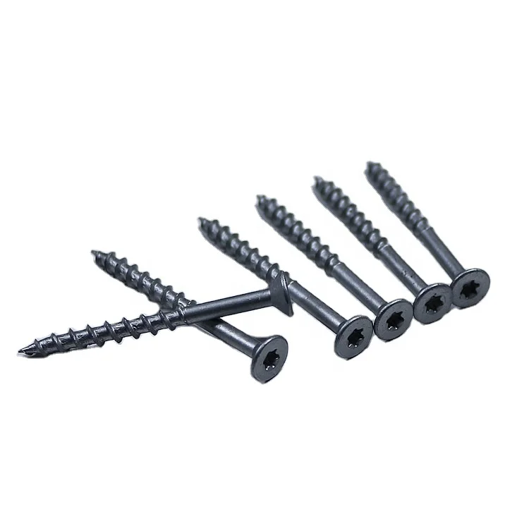 High quality carbon steel flat head wood screw torx