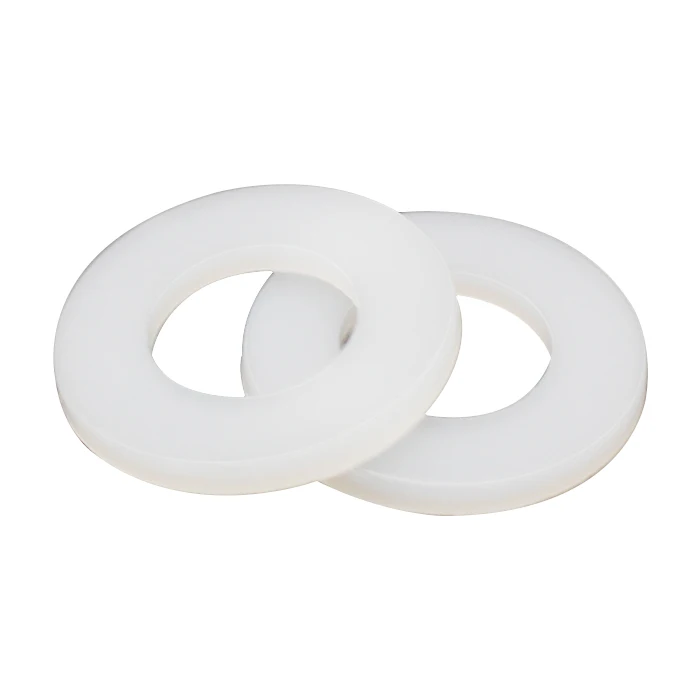 Wholesale 5000PCS White Plastic Nylon Flat Washer Plane Spacer Insulation ABS Gasket Ring For Screw M4