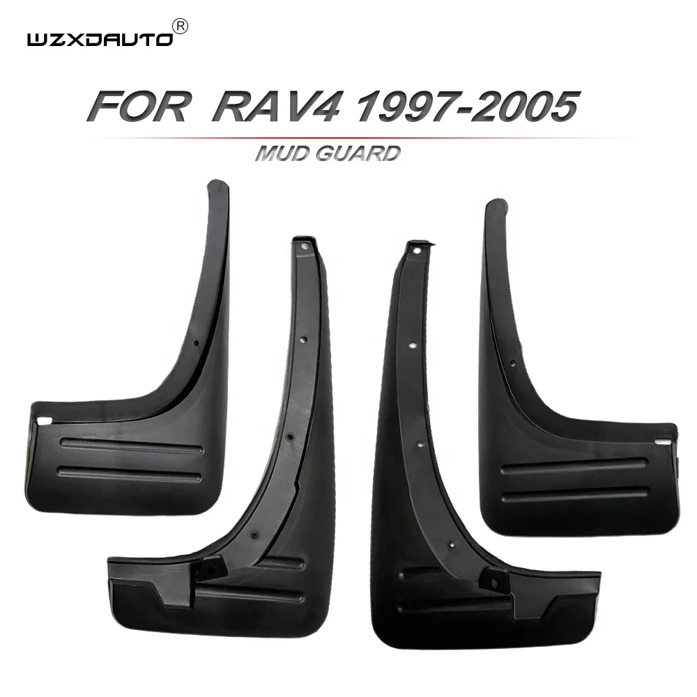 WZXD Hot Sale High Quality PE Engineering Plastic Mud flaps Fender For Toyota Rav4 1997-2005 Without Wheel Eyebrow