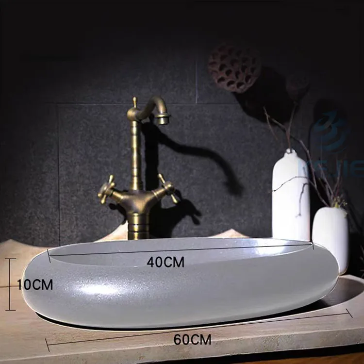 Rectangular rounded side column appearance sink concrete mold glass fiber reinforced plastic with silicone lining mould