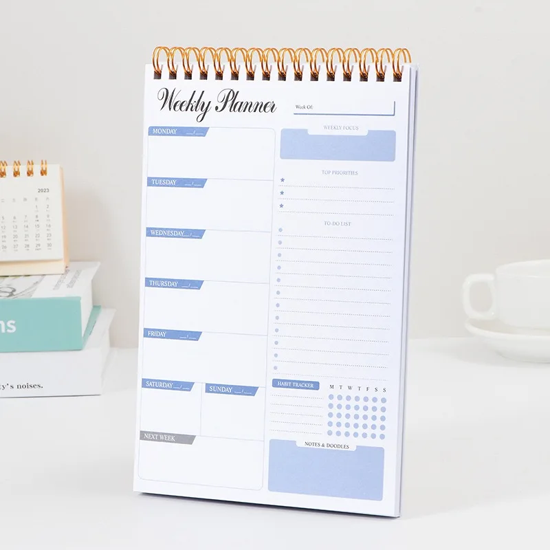 2024 2025 Daily Weekly Monthly Memo Pads Customized Notebook Planner Posted It Agenda Sticky Notes To Do List Notepad