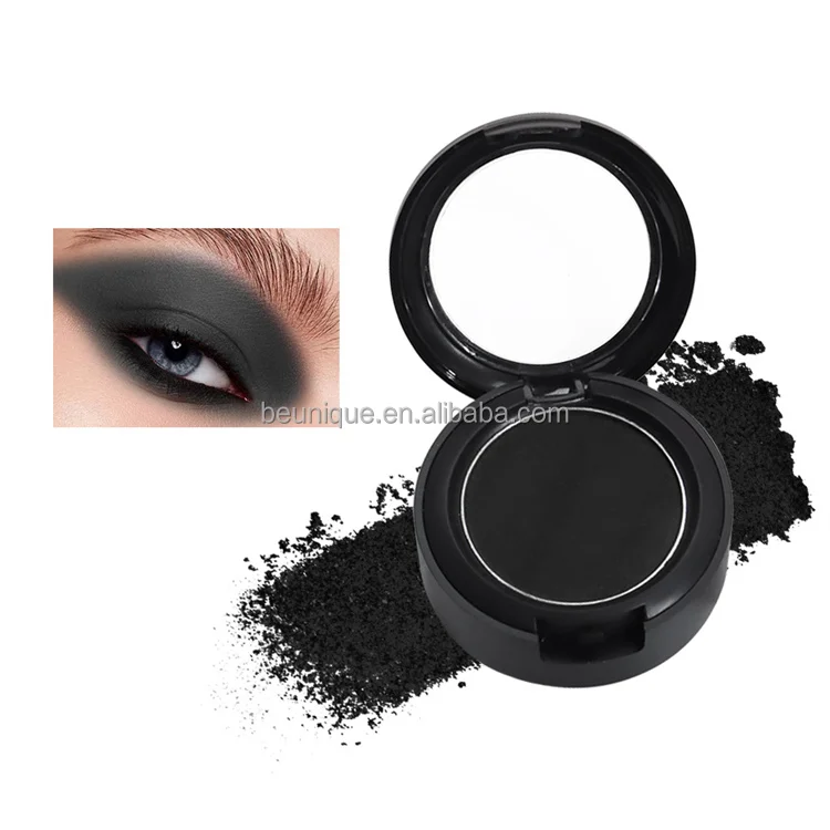 Press Powder Highly Pigmented Cheek Blush Makeup Private Label Travel Vegan Eyeshadow Palette Custom Logo Matte Black Eyeshadow