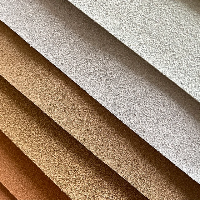 Home Textile Microfiber Suede Leather Imitation Genuine Leather Microfiber Suede Leather For Shoes