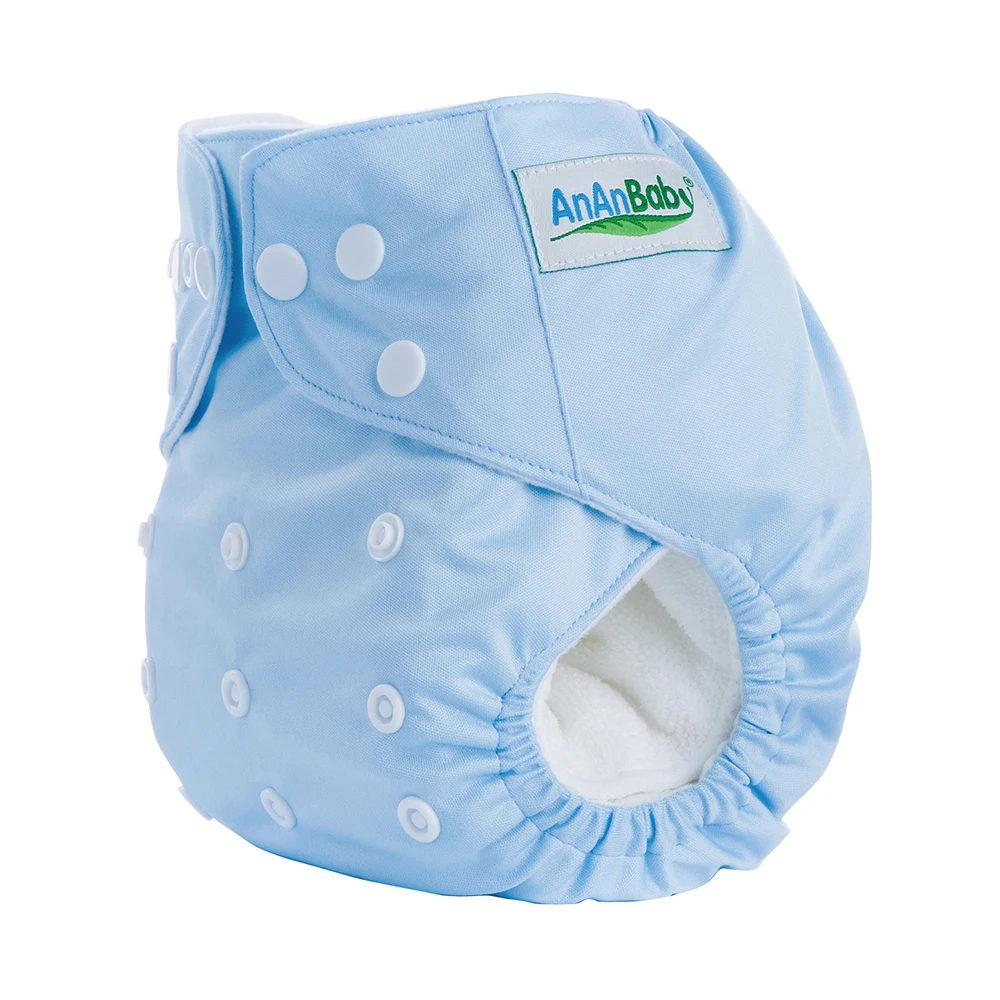 Hot sale baby pocket diaper daily suede cloth diaper washable baby cloth diaper