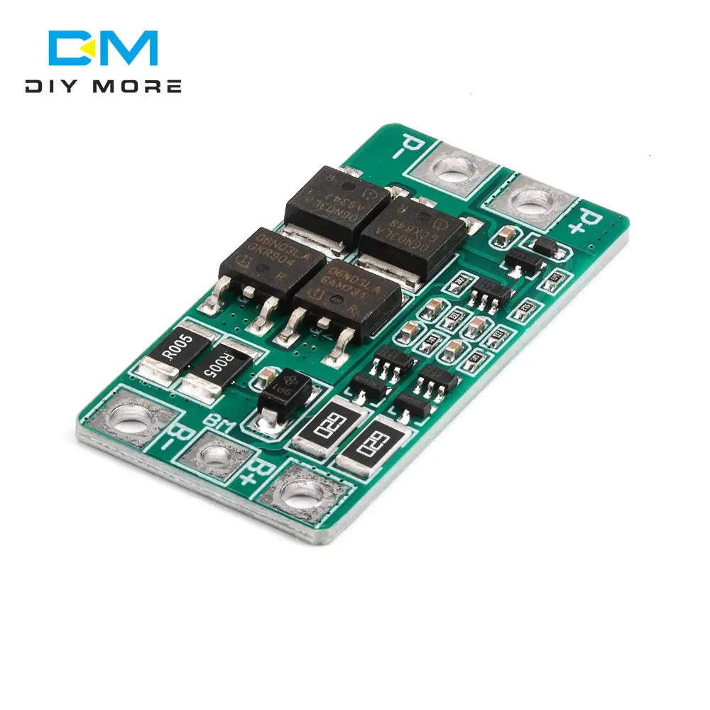 BMS 2S 10A Lifepo4 Battery Protection Board with Balance 18650 BMS PCM for Lifepo4 Battery Cell Pack Charging