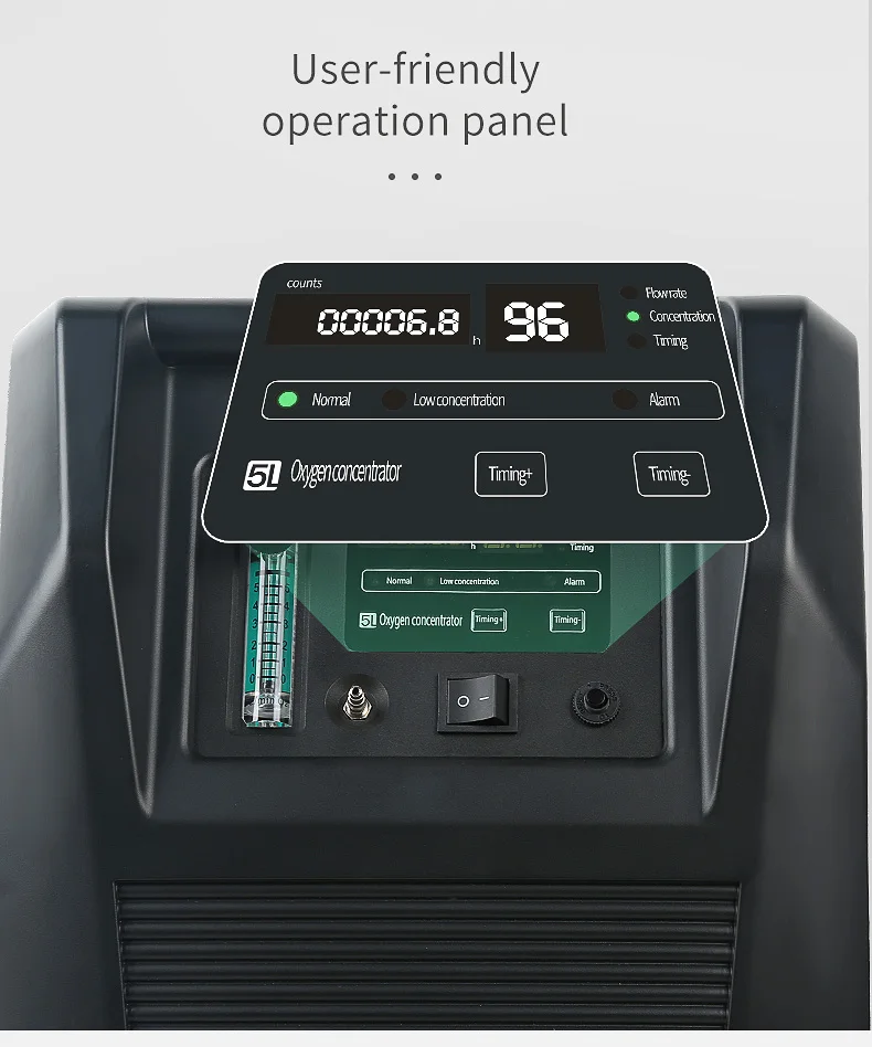 Free 5 liter hospital mini china mobile 10 lpm used medical portable oxygen concentrator for sale