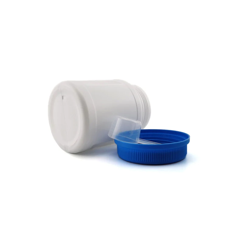 High Quality 250ml 500ml 1000ml Black HDPE Plastic Bottle Protein Powder Bottle Nutritional Supplement Bottle and Packaging