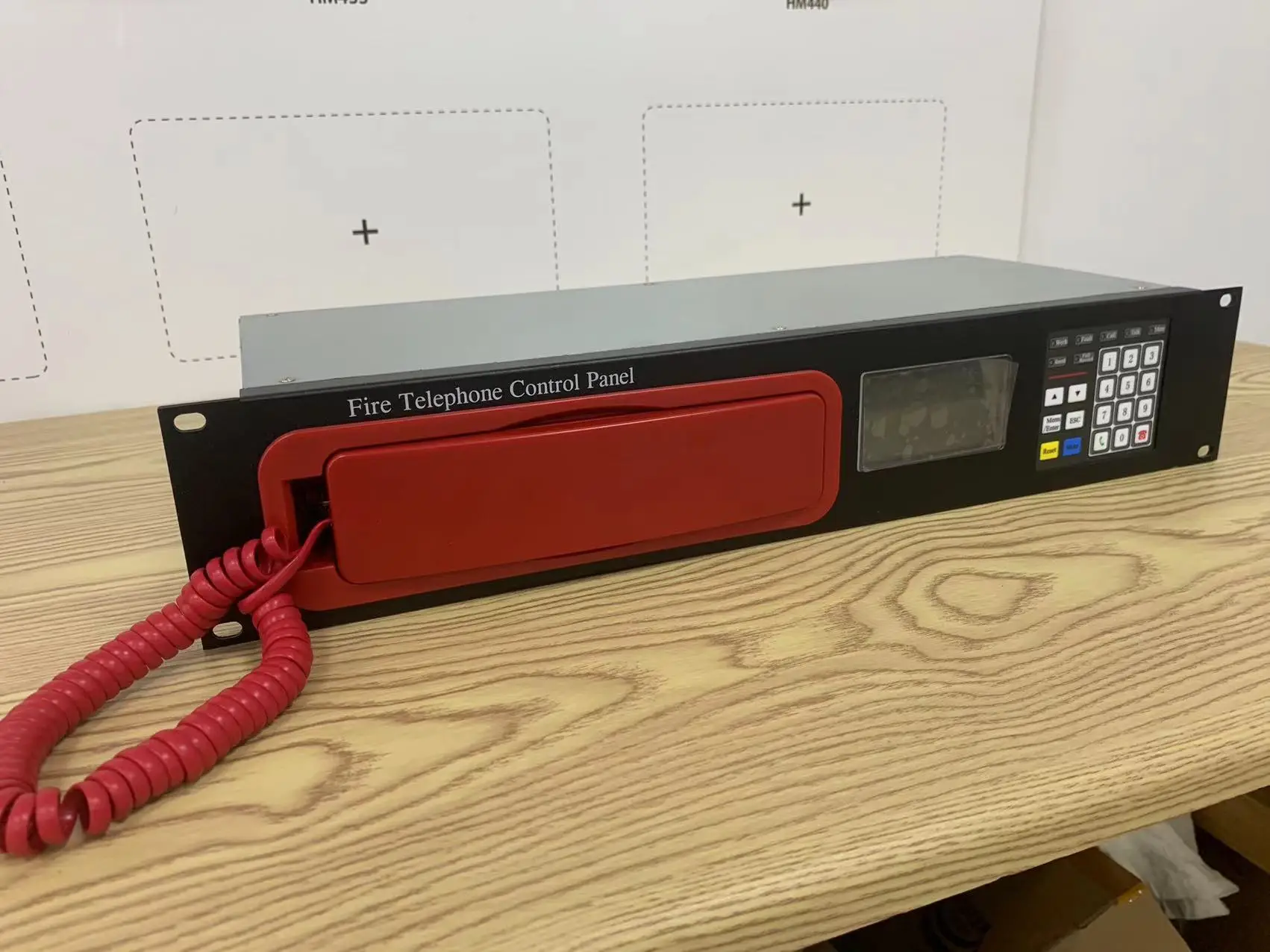 Fire Telephone System with Speaker  100 points Addressable Fire Telephone Control Panel