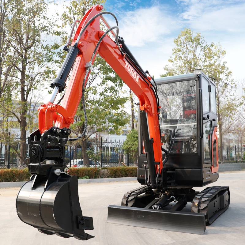 CE EPA Mini Excavator 2.5 Ton 2500 Kg Hydraulic a Full Set Accessories One Year Warranty 3ton Small Digger Ex-Fac