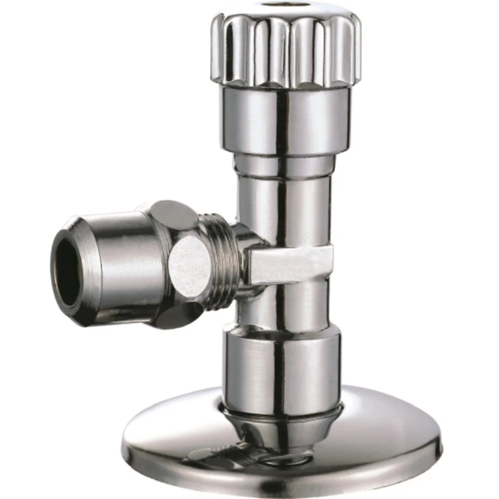 High quality toilet bathroom kitchen angle ball valve Chrome plated brass angle valve