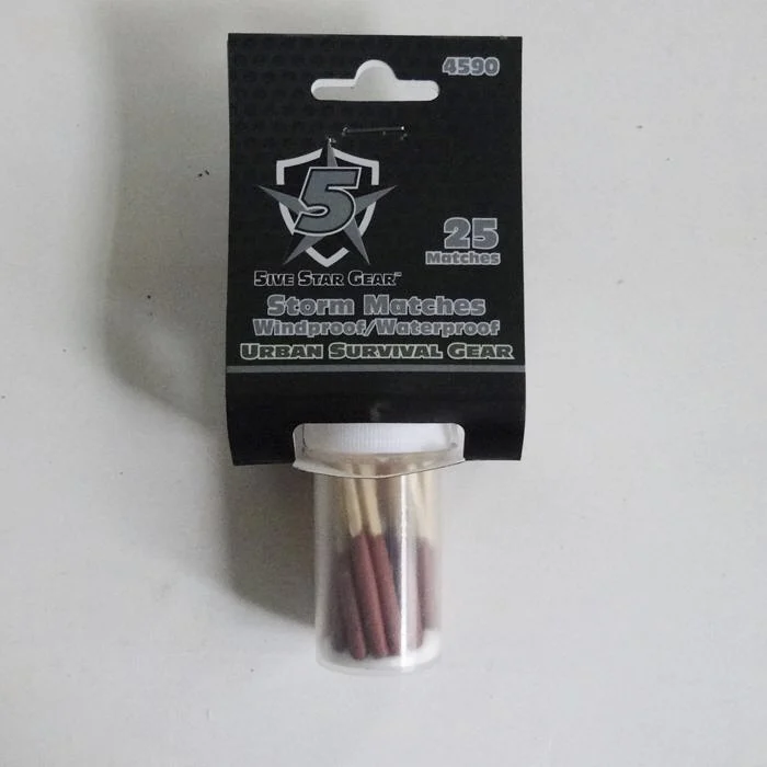 Outdoor Waterproof Windproof Matches sealed Bag Pack Emergency Survival