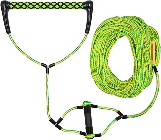 75ft Water Ski Rope, 7 Section Wakeboard Rope with Floating Handle, Tow Rope for Tubing, Watersport Line for Water Ski, Wakeboar