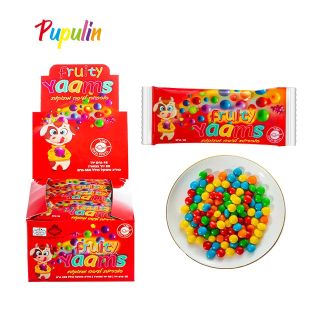 Jelly Bean Colorful Chewy Candy OEM ODM factory candy kosher candy