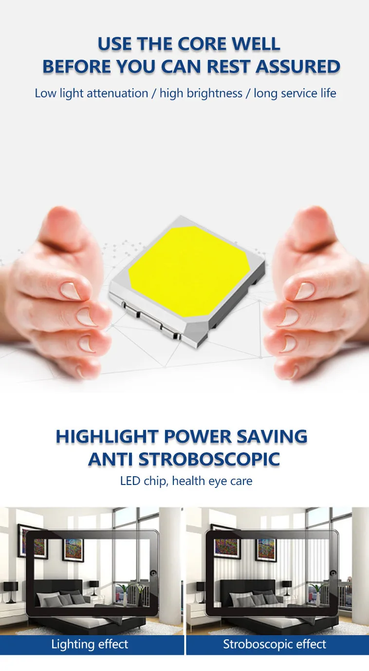 QiLi energy-saving LED bulb 3W 5W 8W 10W 12W 15W 18W 22W E27 B22 lamp holder Indoor lighting