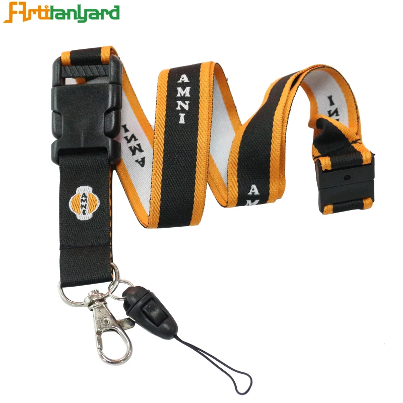 Love Pink Kids Lanyard Keychain Custom Sublimation Blank Jacquard Neck Strap Key Chain Lanyard Necklace