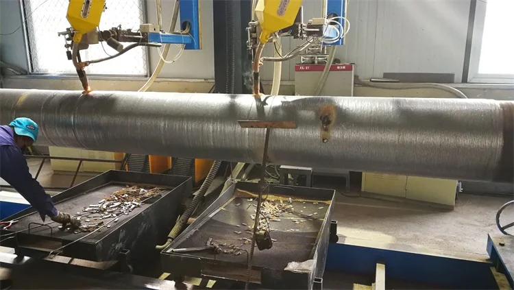 Hot Roll Steel Roll Plasma SAW Cladding System Welding Machines