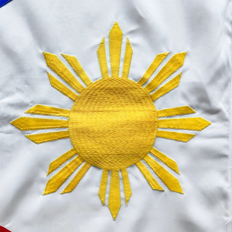 Wholesale Custom 100% Polyester National Flag High Quality Cheap Flag Of The Philippines