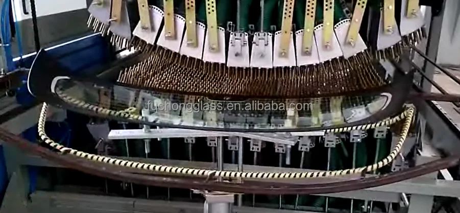 Fuchong FC-SQG Double curvature glass tempering furnace machine for sale