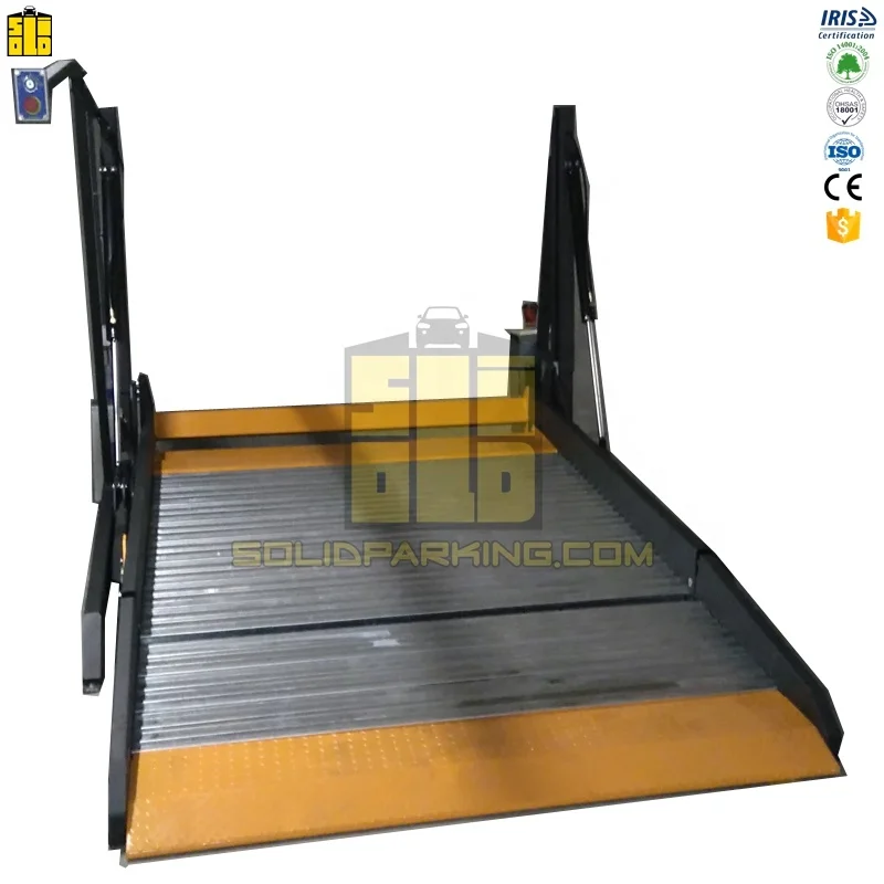 Factory Direct Sale Two-pillar Hydraulic Drive Car Parking Tilting Lift for Limited Space