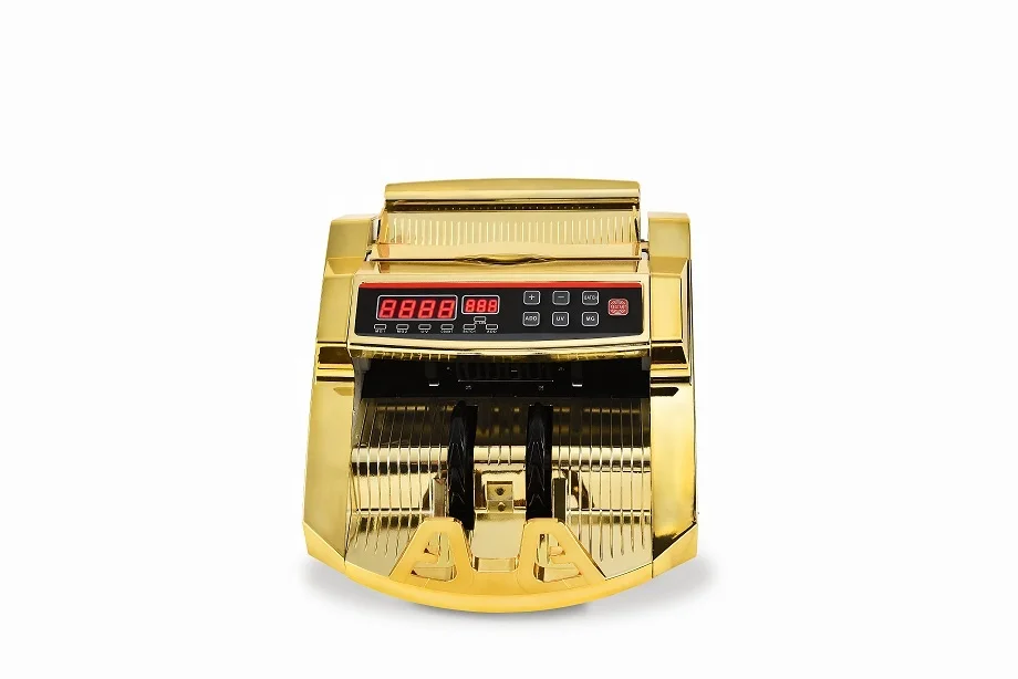 0288 LED currency counter machine GOLD money counter  money detecting machine