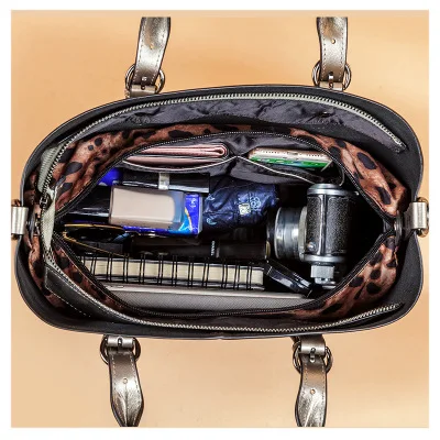 Elegant Fashionable High Quality Genuine Leather Handbag for Women