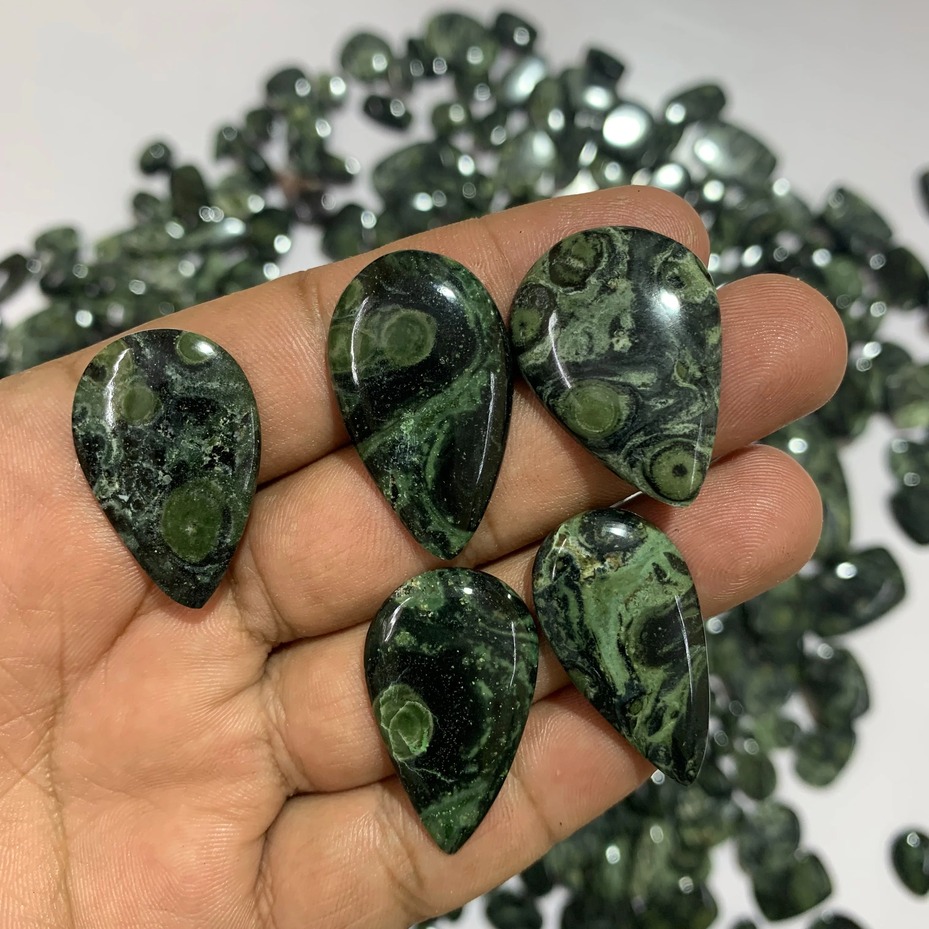 Loose Gemstone Cabochon Wholesale Factory Price Natural Unique Start Cabochon Gemstone Kambaba Jasper
