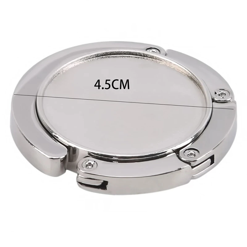 Custom Portable Bag Hook Portable Foldable Folding Table Purse Bag Hook Hanger Holder Handbag Crystal Rhinestone Decoration