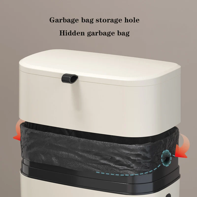 Load-bearing strong hanging household trash can kitchen preferred non-punching bent wall hanging trash can