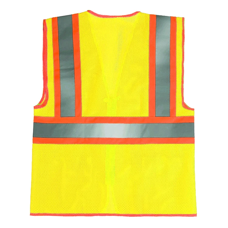 Светоотражающий сетчатый защитный жилет ZUJA на заказ, ansi 107, класс 2