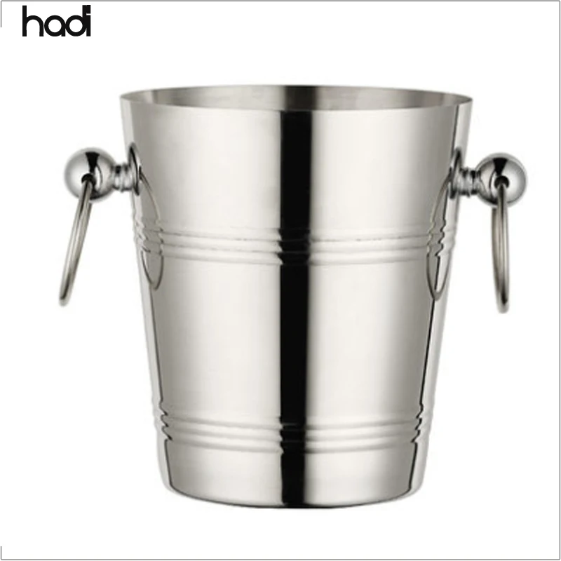 High quality ice bucket 3 color bar stainless steel beer ice bucket gold and copper luxury outdoor ice bucket bar