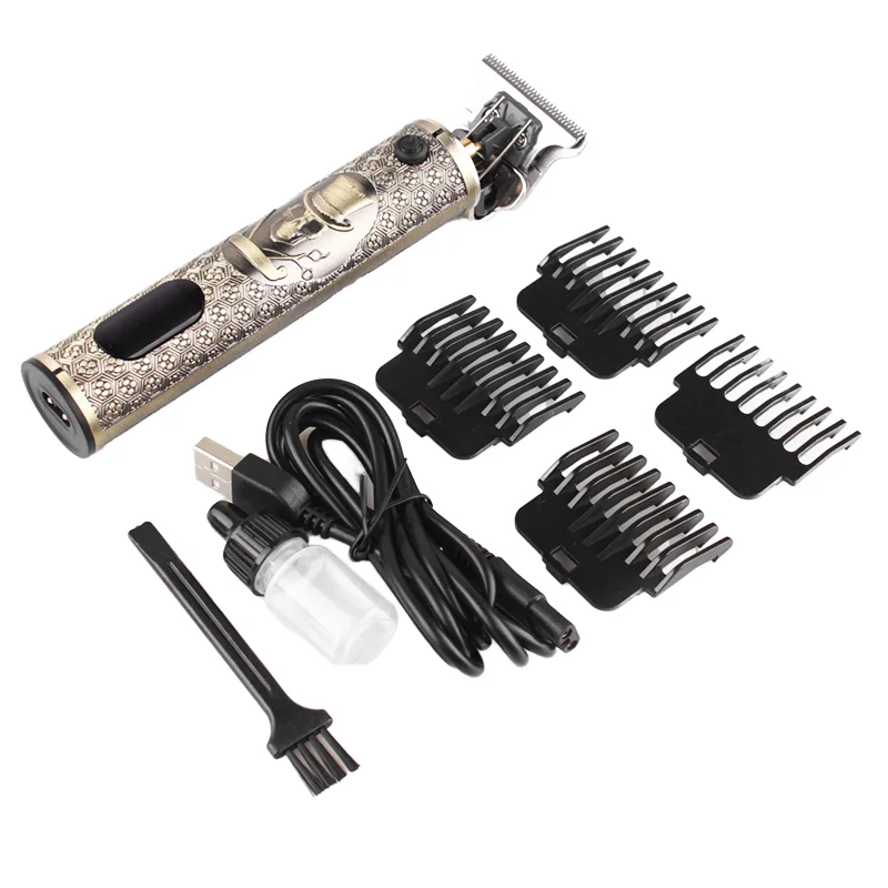 Oem hair trimmers & clippers waterproof T9 with lcd display T-blade Vintage shaver rechargeable set kit professional for men