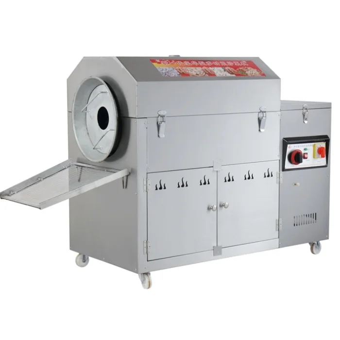 high quality rice soya bean coffee beans pistachio chestnut  roasting machine