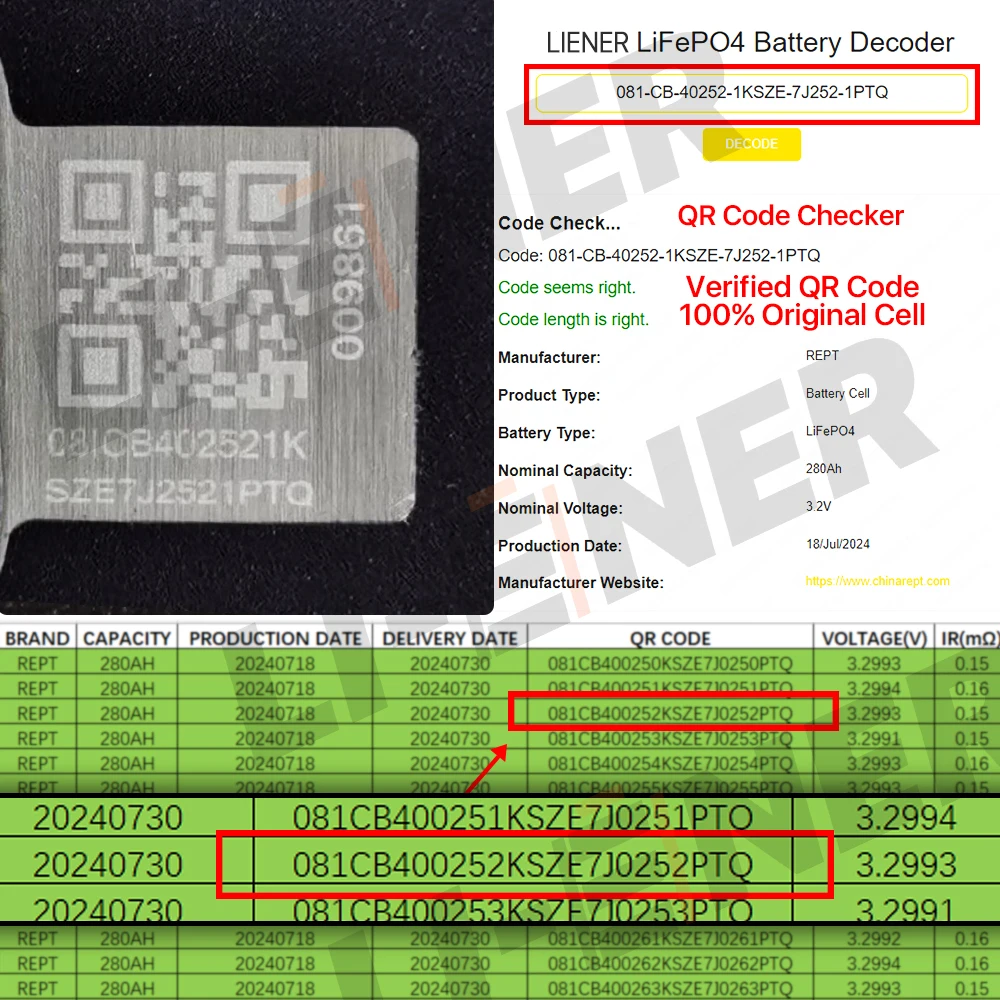 Баттеро с 10000 жизненным циклом 340Ah 320Ah 280Ah Wending Lifepo4 Аккумуляторный элемент для RV Boat Home Golf Cart 12V 24V 48V